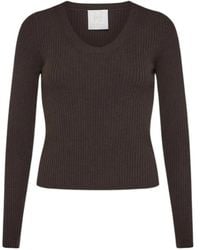 Marella - Truien & Vesten ,Bruin ,Stijlvolle Vest Voor Vrouwen - Lyst