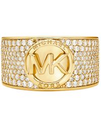 Michael Kors - Elegante Zirkonia Gouden Ring - Lyst