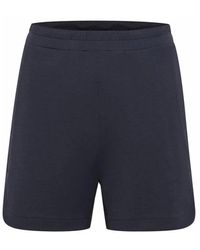 Inwear - Korte Broeken ,Blauw ,Polyester Marineblauwe Vincent Shorts Modal Polyester - Lyst