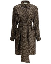 Fendi - Ff Monogram Dress - Lyst