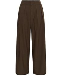 Kaffe - Wide Trousers - Lyst