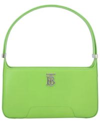 Burberry - Leder schultertasche - Lyst
