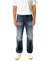 Denham - Jeans ,Blauw ,Denim Relaxed Fit Mid Waist Jeans - Lyst
