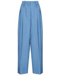 Stella McCartney - Hoog Getailleerde Pantalon - Lyst