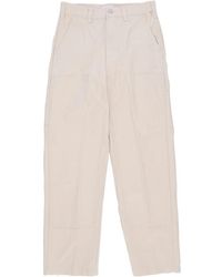 Obey - Broeken ,Katoen Dubbele Knie Timmerman Broek Klei - Lyst