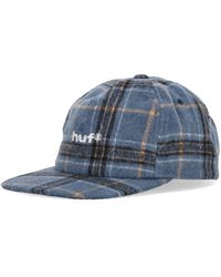 Huf - Accessoires ,Veelkleurig ,Nylon Geruite Flanellen A-Frame Pet Marineblauw - Lyst