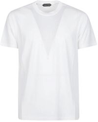 Tom Ford - Casual Katoenen T-Shirt Voor Mannen - Lyst