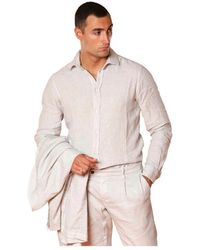 Mason's - Leinen Herrenhemd Torino Stil - Lyst