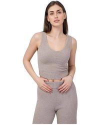 UGG - Tops ,Grijs ,Polyester Gezellige Top - Lyst
