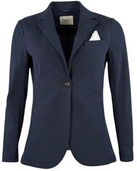 Circolo 1901 - Slim Long Oxford Jacket - Lyst