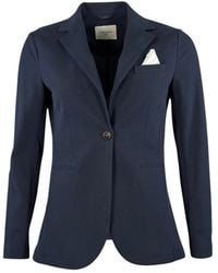 Circolo 1901 - Slim Long Oxford Jacket - Lyst