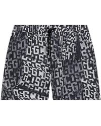 Gcds - Badmode ,Zwart ,Polyester Monogram Zwemshorts Essentials - Lyst