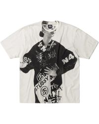 Stussy - Basic Cotton T-Shirt - Lyst