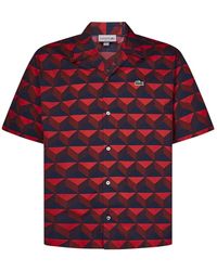 Lacoste - Short sleeve camicie - Lyst