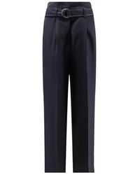 The Seafarer - Broeken ,Zwart ,Wol Irony Cropped Broeken - Lyst