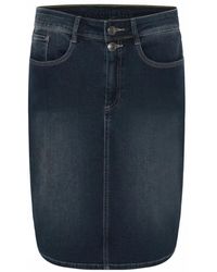 Cro - Rokken ,Blauw ,Denim Denim Rok Blauw Gebruik Klassieke Stijl - Lyst