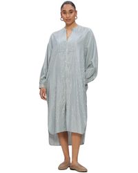 Summum - Kleedjes ,Blauw ,Dress Stripe - Lyst