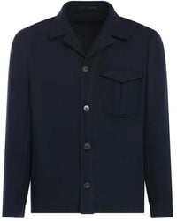 Franzese Collection - Jassen ,Blauw ,Wol Stefano De Martino Kaban - Lyst