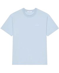 Givenchy - Tops ,Blauw ,Katoen Regular Fit T-Shirt - Lyst