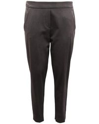 Ixos - Broeken ,Grijs ,Wol Grijze Wollen Broek Gemaakt - Lyst