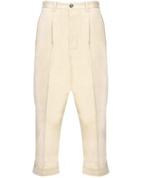 Ami Paris - Pantaloni crop affusolati - Lyst