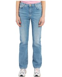 Pinko - Roxanne regular fit high waist jeans - Lyst