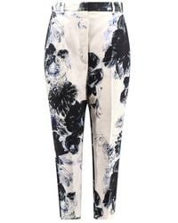 McQueen - Slim-Fit Trousers - Lyst