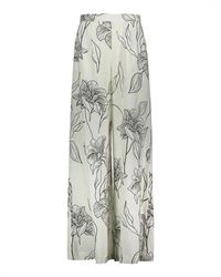 GAUDI - Broeken ,Wit ,Linnen Palazzo Pantalon - Lyst
