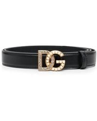 Dolce & Gabbana - Riemen Met Het Dg -logo - Lyst