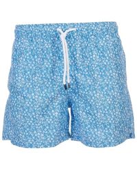 Fedeli - Badmode ,Blauw ,Polyester Madeira Airstop Zwemshorts - Lyst
