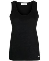 Jil Sander - Sleeveless Tops - Lyst