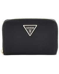 Guess - Schwarze Geldbörsen &Amp; Kartenhalter Swbg8500140Bla - Lyst