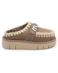 Mou - Graue Elefanten Hausschuhe Mit Bounce Logo - Lyst