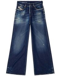 DIESEL - Wide Jeans - Lyst
