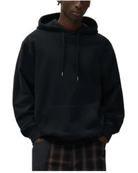 Arte' - Hoodies & Sweatvesten ,Zwart ,Katoen Back Abstract Hoodie - Lyst