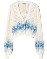 Twinset - Truien & Vesten ,Veelkleurig ,Katoen Cardigans - Lyst