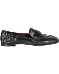 Pomme D'or - Leren Mocassins Met Vierkante Neus - Lyst