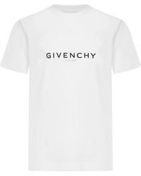 Givenchy - Paris reverse slim fit t-shirt - Lyst