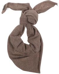 Faliero Sarti - Accessoires ,Bruin ,Kasjmier Stola - Lyst