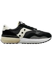Saucony - Schoenen ,Zwart ,Leer Zwarte Leren Jazz Nxt Sneakers - Lyst