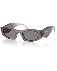 Prada - Ovale Sonnenbrille - Lyst