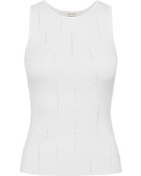 Gestuz - Tops ,Wit ,Katoen Drew Gz Sl Top - Lyst