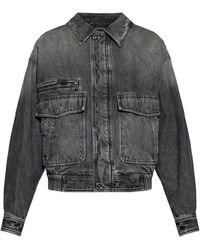 Versace - Denim Jackets - Lyst