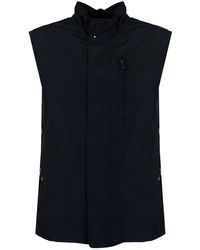 Geox - Jassen ,Blauw ,Katoen Vest - Lyst