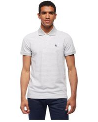 Brooks Brothers - Tops ,Grijs ,Katoen Polo Met Korte Mouwen Van Supima-Katoen - Lyst