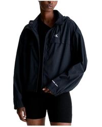 Calvin Klein - Jassen ,Zwart ,Nylon Packable Sinves Winterjas - Lyst