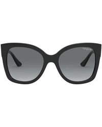 Vogue - Gafas de sol negras/gris sombreadas - Lyst