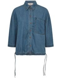 Mos Mosh - Overhemden ,Blauw ,Denim Denim Shirt - Lyst