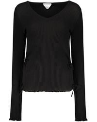 Bottega Veneta - V-Neck Knitwear - Lyst