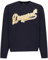 DSquared² - Blauwe Pullover Sweaters - Lyst